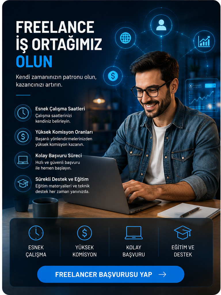 Freelance İş Ortağımız Olun